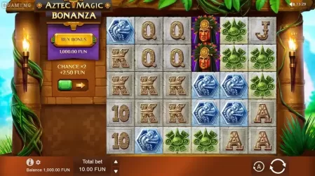 Aztec Magic Bonanza slot screenshot 1