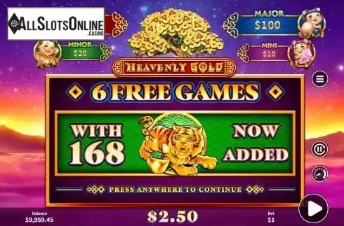Free Spins Win Screen 2