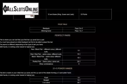 Game Rules screen 2