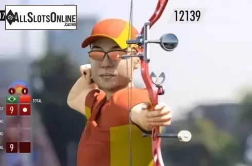 Game Screen. Virtual Archery from Kiron Interactive