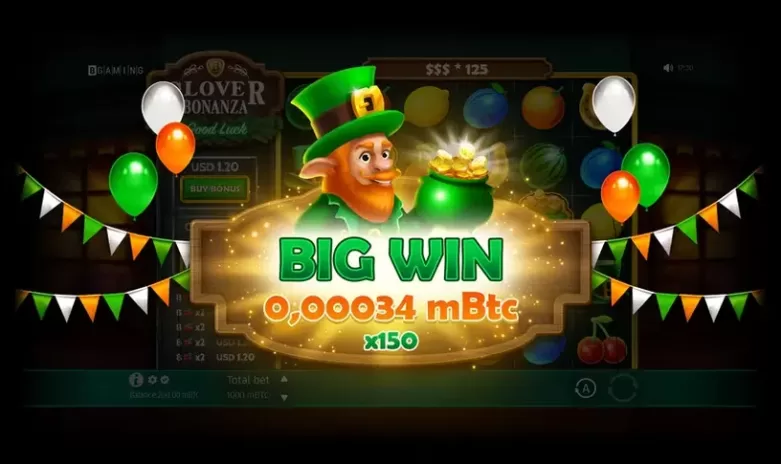 Clover Bonanza slot screenshot 8