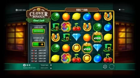 Clover Bonanza slot screenshot 1