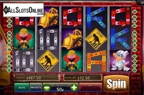 Reel screen. Construction Cash from MultiSlot