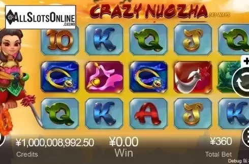 Reel Screen. Crazy Nuozha from CQ9Gaming