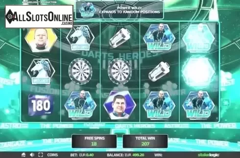 Screen 3. Darts Heroes from StakeLogic