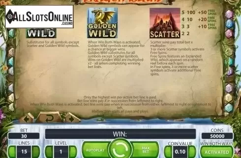Screen6. Dragon Island from NetEnt