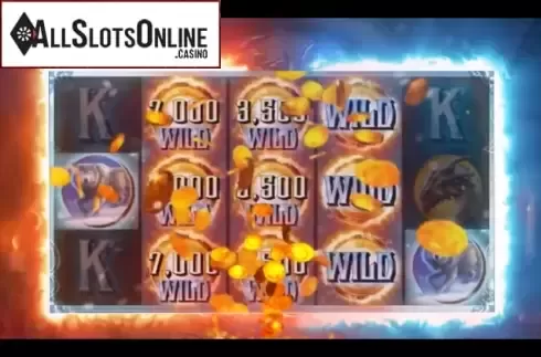Win Screen. Dragon Wolf from High 5 Games