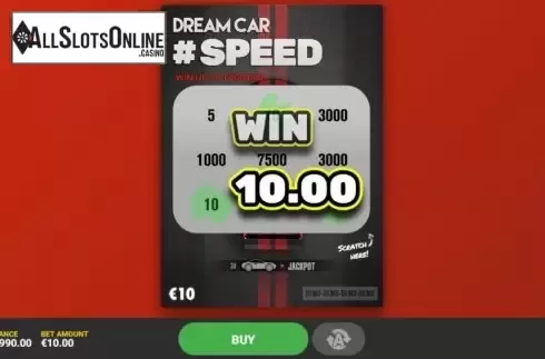 Game Screen 3. Dream Car Speed from Hacksaw Gaming