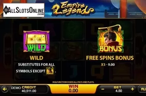 Paytable 1