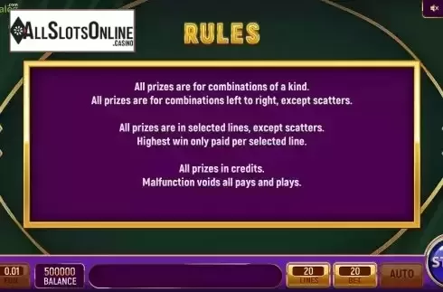 Rules Screen