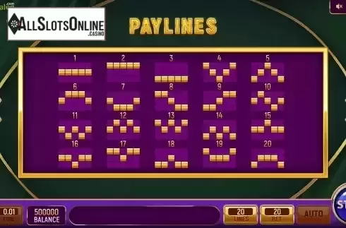 PayLines Screen