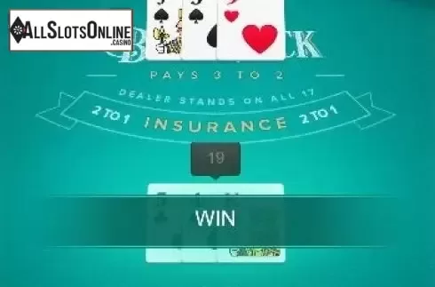 Game Screen 4. European Blackjack (PG Soft) from PG Soft