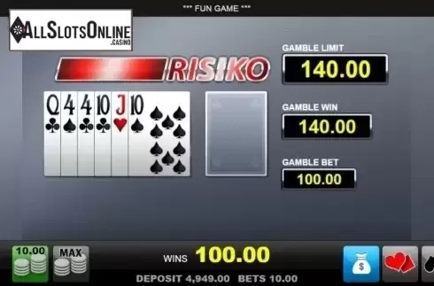 Gamble screen. Extra 10 Liner from edict