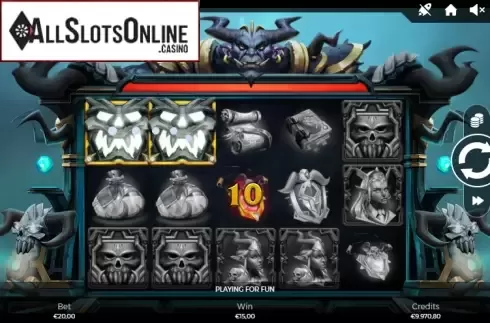 Win screen 3. Fall of the Beast from Spinmatic