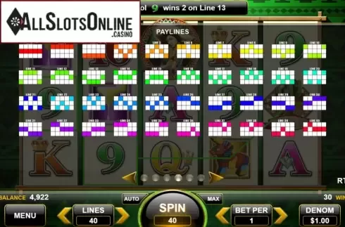 Paylines. Fiesta Senorita from Spin Games