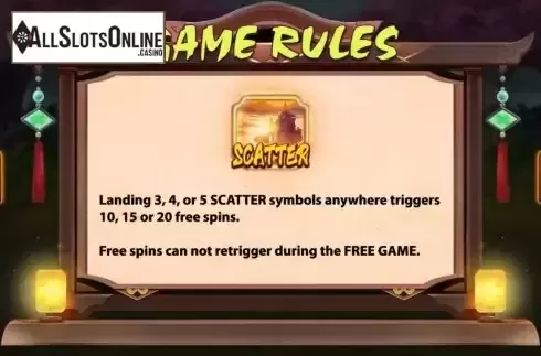 Game Rules screen 2