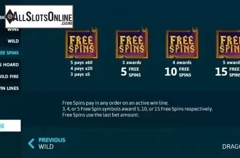 Features 2. Fire and Gold from Slot Factory