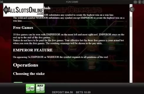 Game rules 2