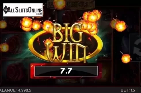 Screen 6. Forbidden Slot from Spinomenal
