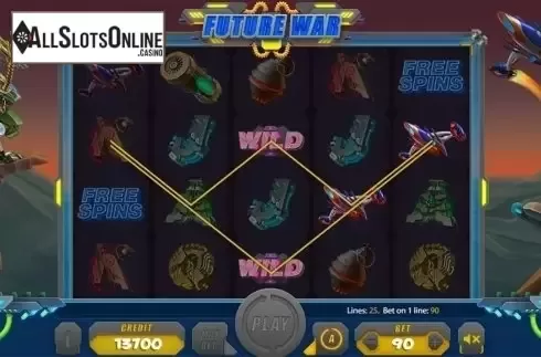 Game workflow 3. Future War from X Card