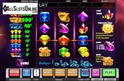 Game Workflow screen. Galactica from MGA
