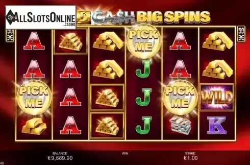 Free Spins Win Screen