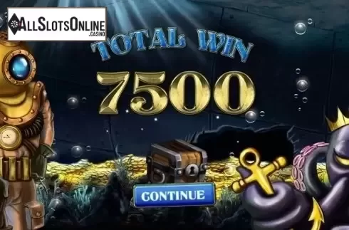 Big win screen. Gold Sea from Thunderspin