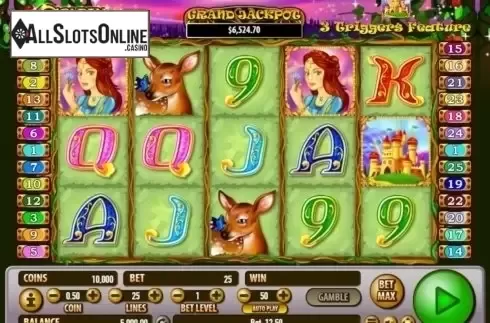 Game Workflow screen. Golden Unicorn from Habanero
