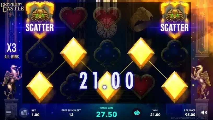 Gryphon's Castle slot screenshot 5