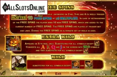 Screen3. Halloween (EGT) from EGT