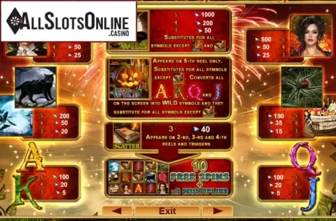 Screen2. Halloween (EGT) from EGT