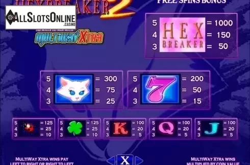 Screen6. Hexbreaker 2 from IGT