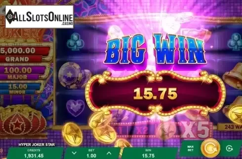 Big Win Screen
