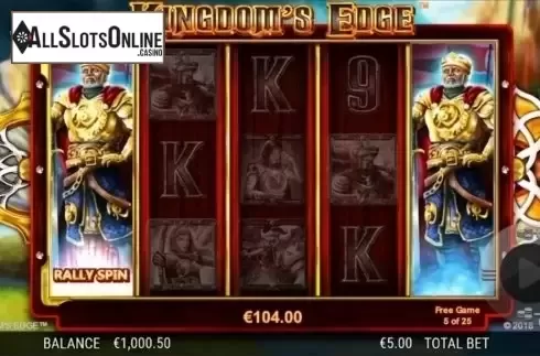 Win screen. Kingdom's Edge from NextGen