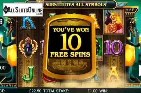 Free Spins Game screen