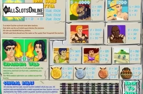 Screen2. Legends of Olympia from Genii