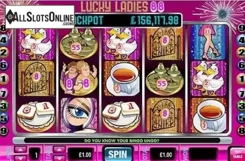 Screen3. Lucky Ladies 88 from Playtech