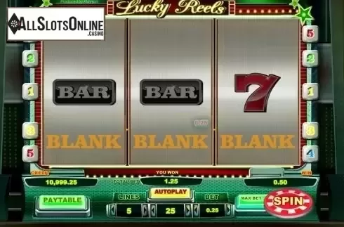 Screen 2. Lucky Reels (Playson) from Playson
