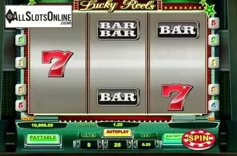 Screen 1. Lucky Reels (Playson) from Playson