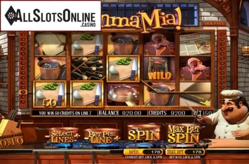 Reels. Mamma Mia (Betsoft) from Betsoft