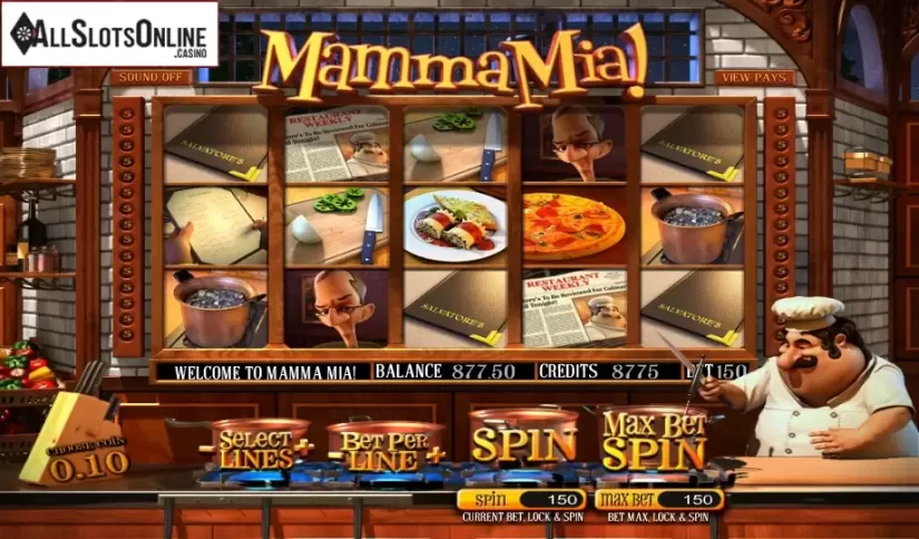 Reels. Mamma Mia (Betsoft) from Betsoft