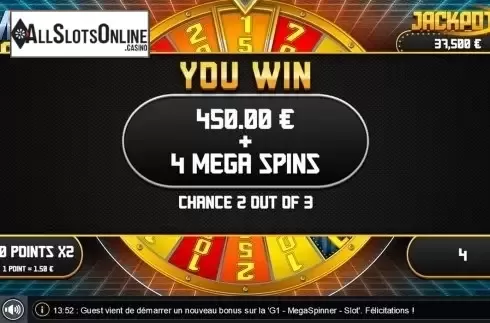 Mega spinner screen. Mega Spinner Slot from GAMING1