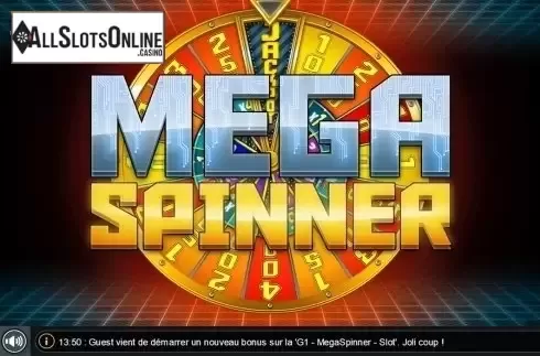 Mega spinner intro screen. Mega Spinner Slot from GAMING1