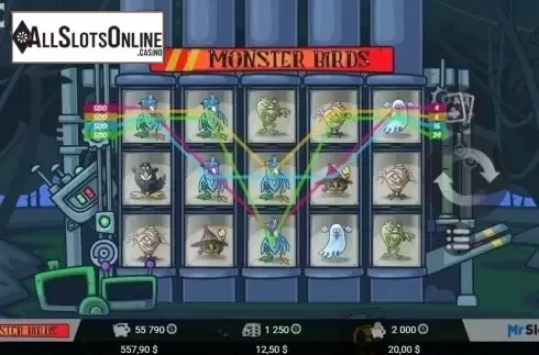Screen5. Monster Birds from MrSlotty