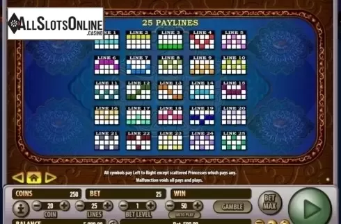 Paytable 3. Mystic Fortune from Habanero