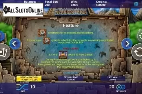 Features. Neanderthida from DLV
