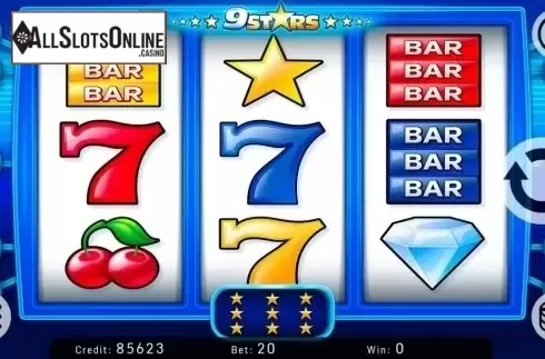 Reel Screen. Nine Stars (Kajot Games) from KAJOT