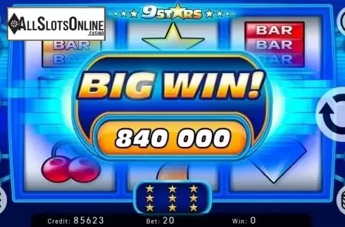 Big Win. Nine Stars (Kajot Games) from KAJOT