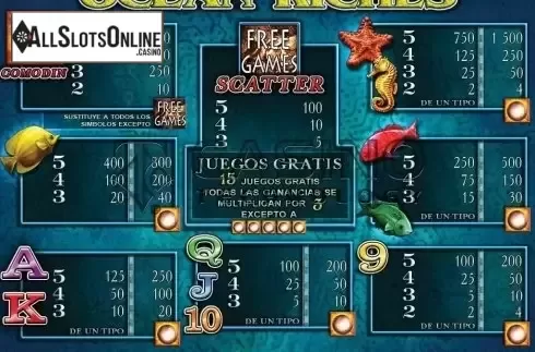 Screen4. Ocean Riches (Casino Technology) from Casino Technology