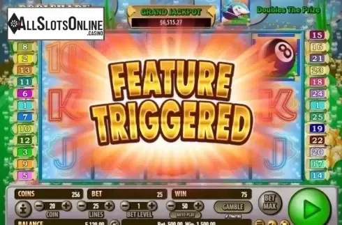 Win Screen . Pool Shark from Habanero